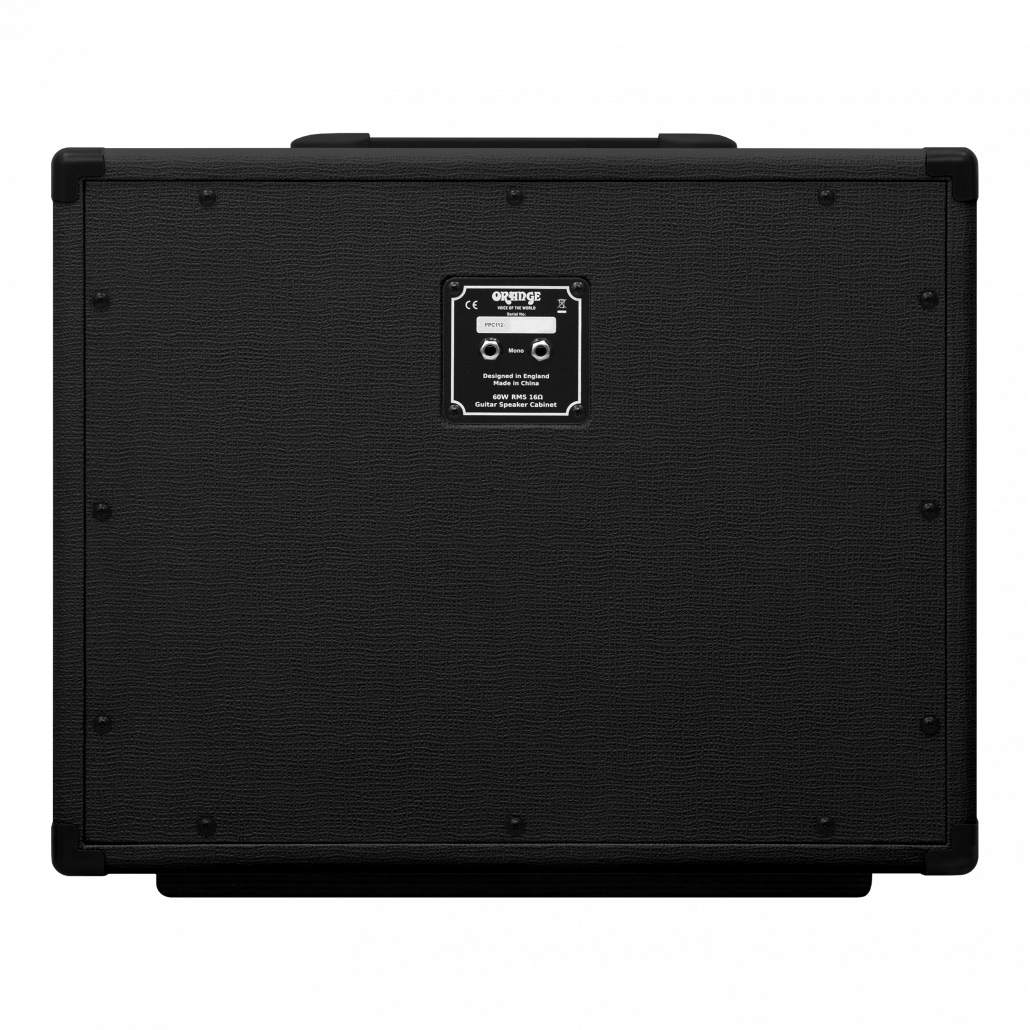 Orange PPC112 60w, 16-Ohm, 1×12" Closed-Back Speaker Cabinet - Black