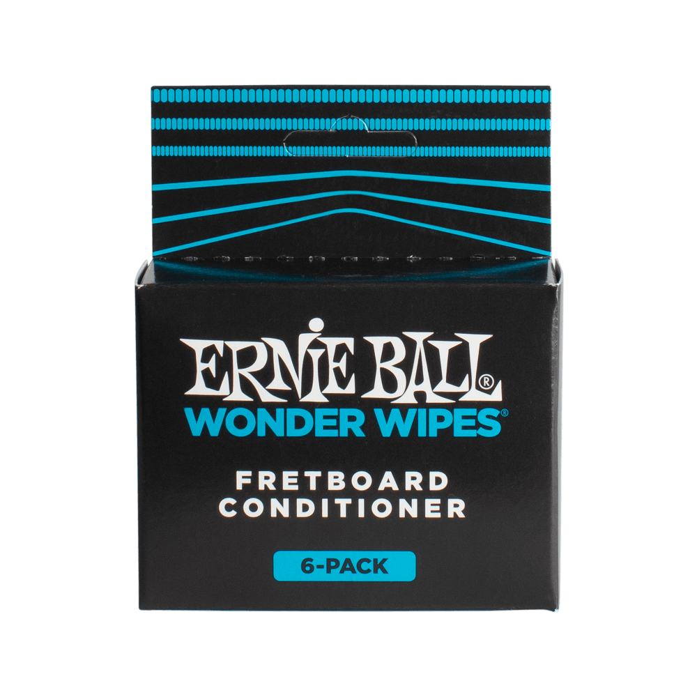 Ernie Ball Wonder Wipes Fretboard Conditioner 6 Pack