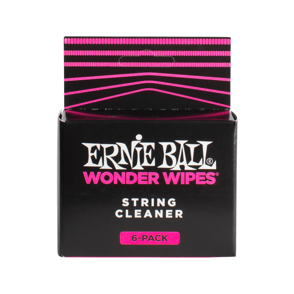 Ernie Ball Wonder Wipes String Cleaner 6 Pack