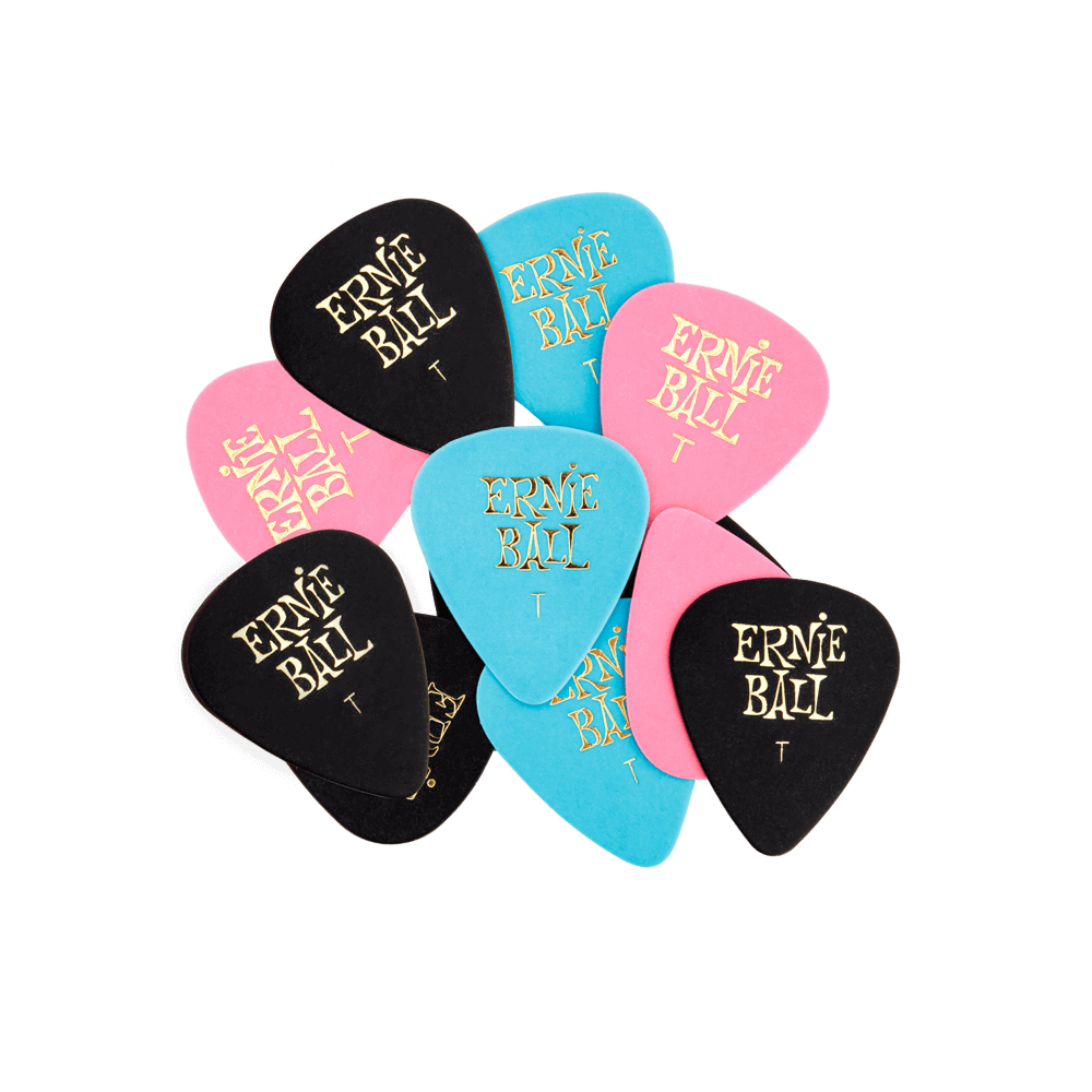 Ernie Ball Celluloid Guitar Picks - Thin