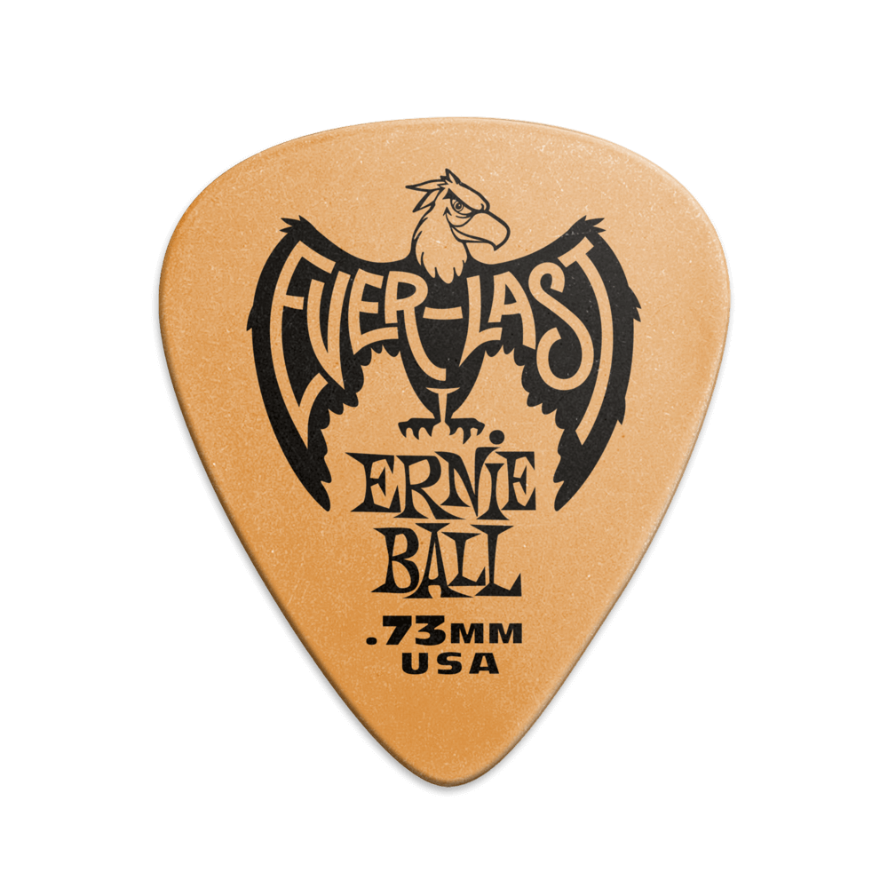 Ernie Ball .73mm Orange Everlast Guitar Pick - Each