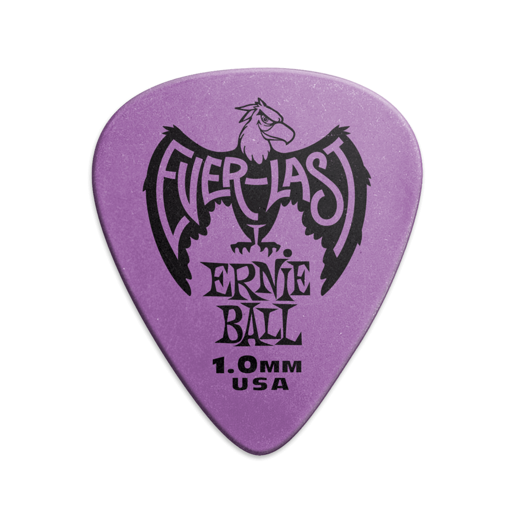 Pua de guitarra Ernie Ball de 1.00mm morada Everlast - Cada una