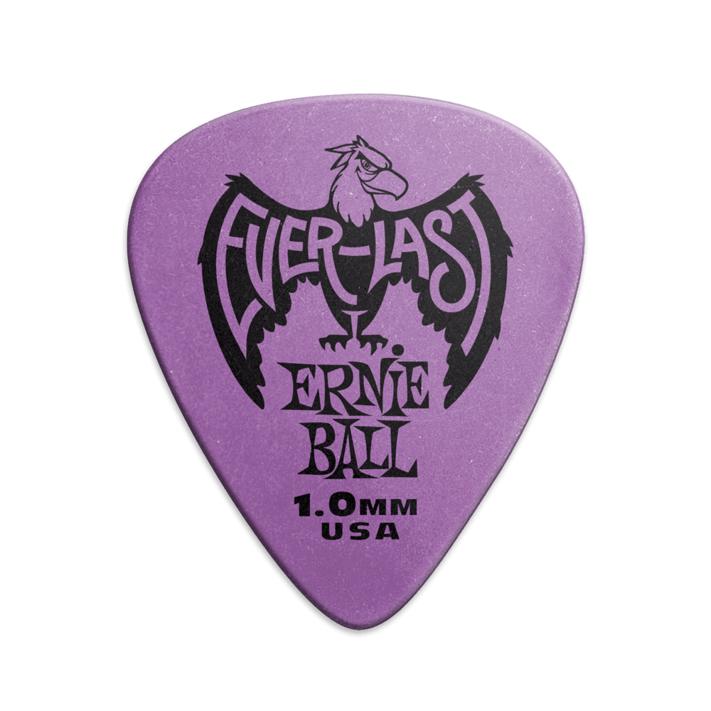 Ernie Ball 1.00mm Purple Everlast Guitar Pick - Each