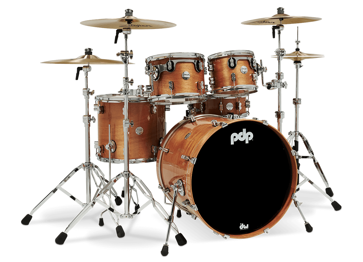 PDP Concept Exotic 5-Pc Maple Shell Pack - Honey Mahogany