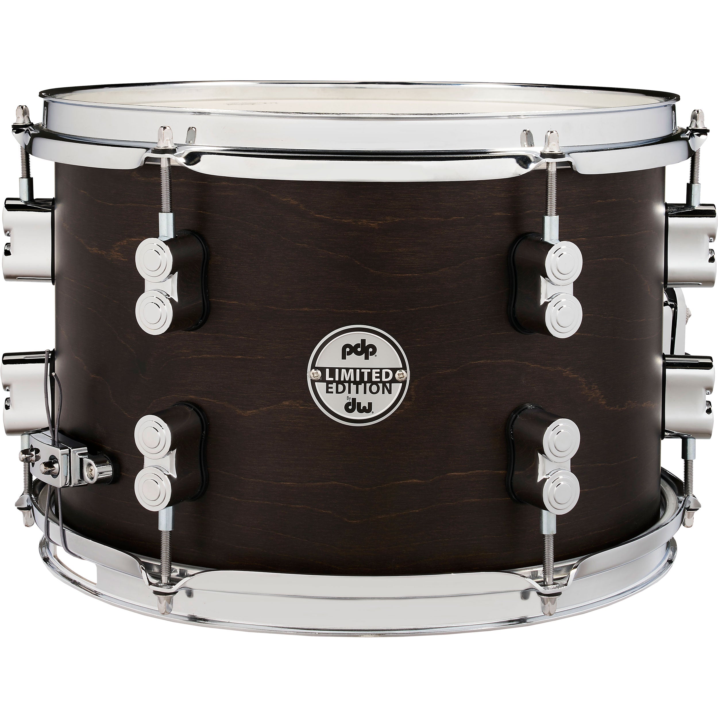 PDP Limited Edition Maple Snare Drum 8" X 12" Dark Walnut