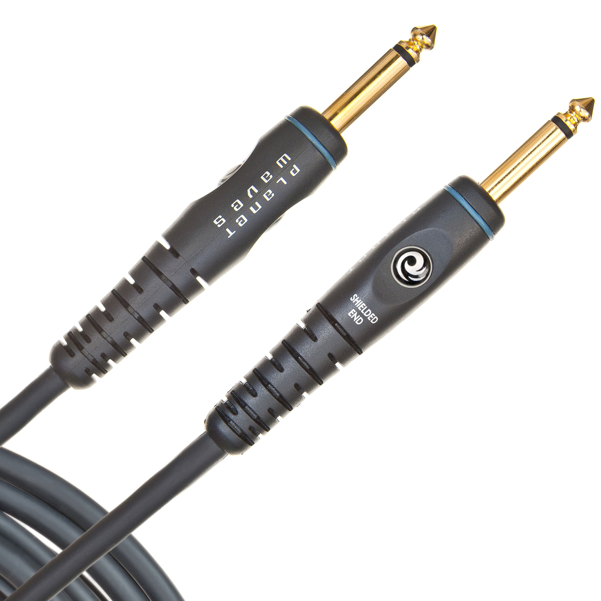 Cable de Instrumento D'Addario Custom Series ¼" TS Macho - ¼" TS Macho 30 pies.