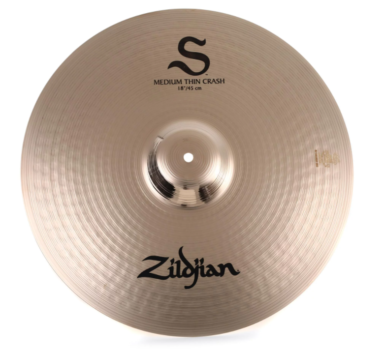 Zildjian 18 inch S Series Medium Thin Crash Cymbal