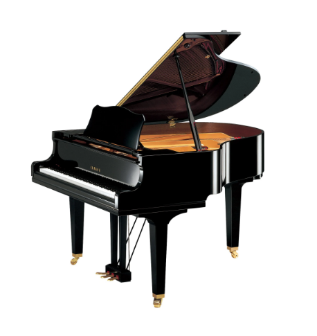 Yamaha GC1 5' 3" Classic Collection Grand Piano Polished Ebony