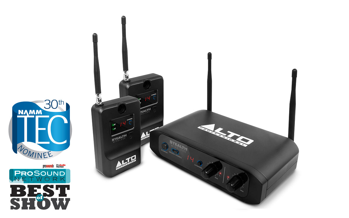 Alto Stealth Wireless System 2 Receivers & 1 Transmitter