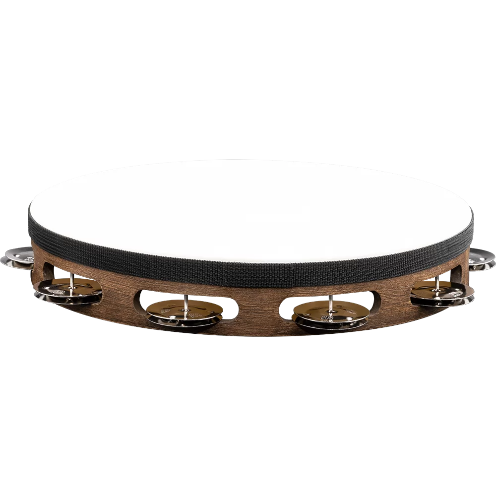 Meinl 10" Double Row Tambourine - Walnut Brown