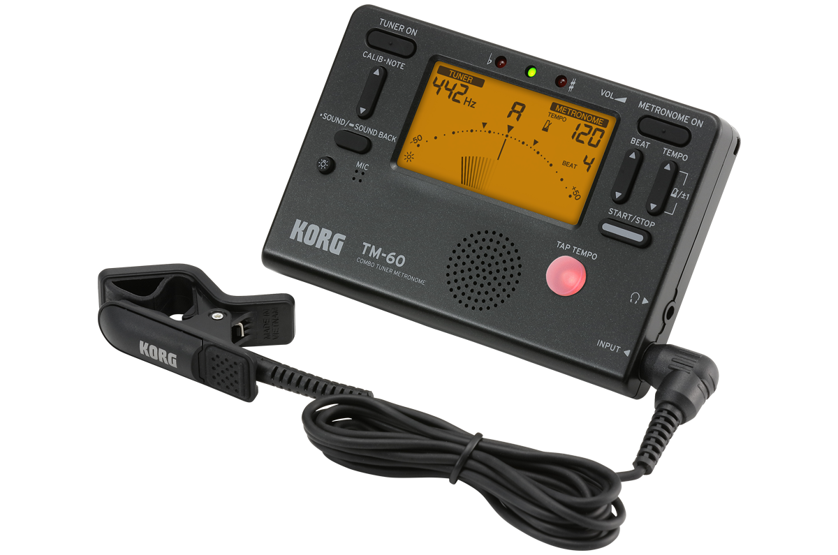 Korg TM-60 CM-200 Tuner/Metronome Combo Black