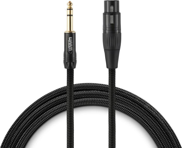 Warm Audio Premier Gold XLR Female to TRS Male Cable - 3'