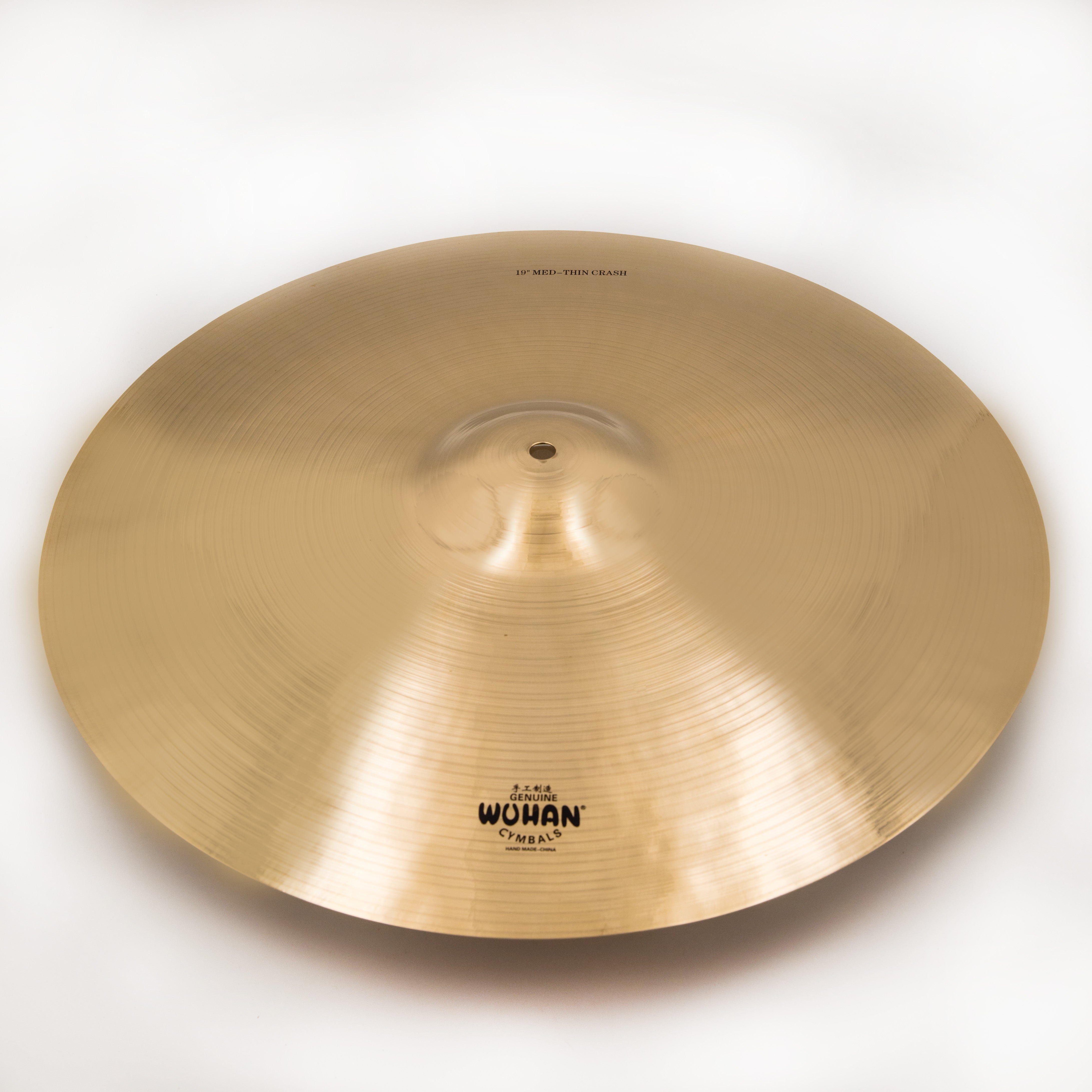 Wuhan 19" B20 Medium Thin Crash Cymbal