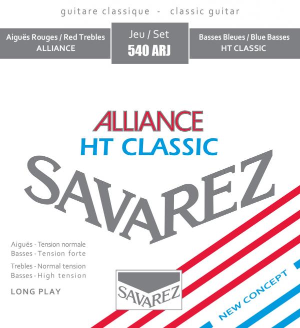 Savarez 540ARJ Alliance High Tension BS/NRM TRB Classic Guitar Strings