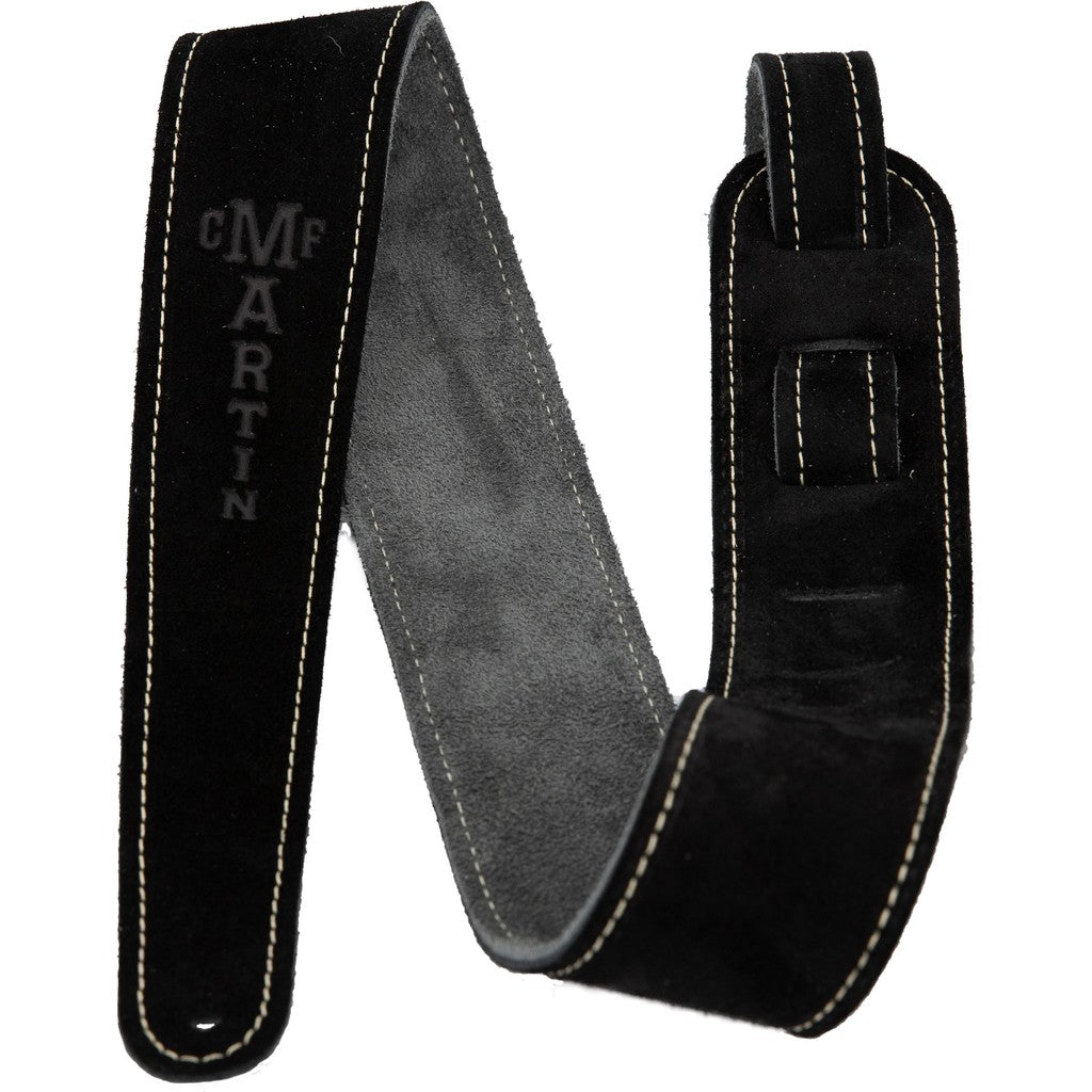 Martin 18A0016 Suede Guitar Strap, Black