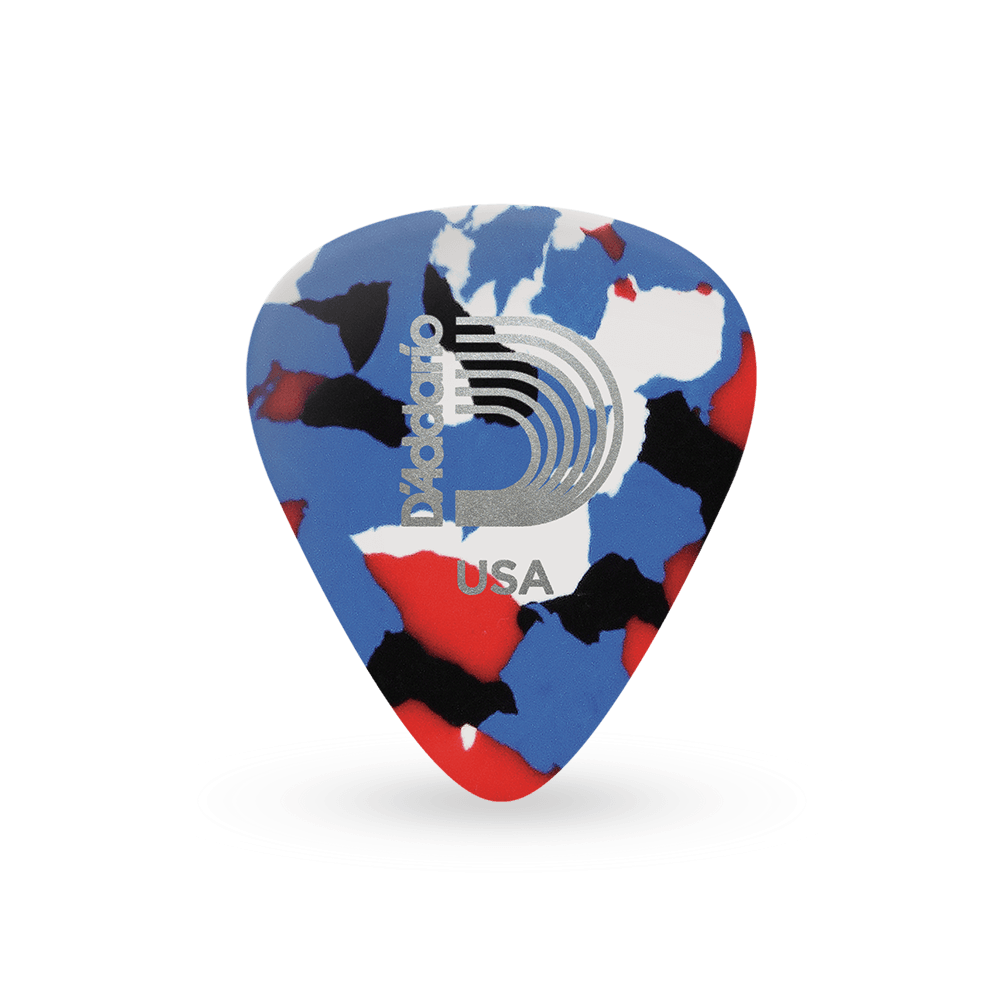 D'Addario 1.0mm Celuloide Colores Asortidos (1 Pua)