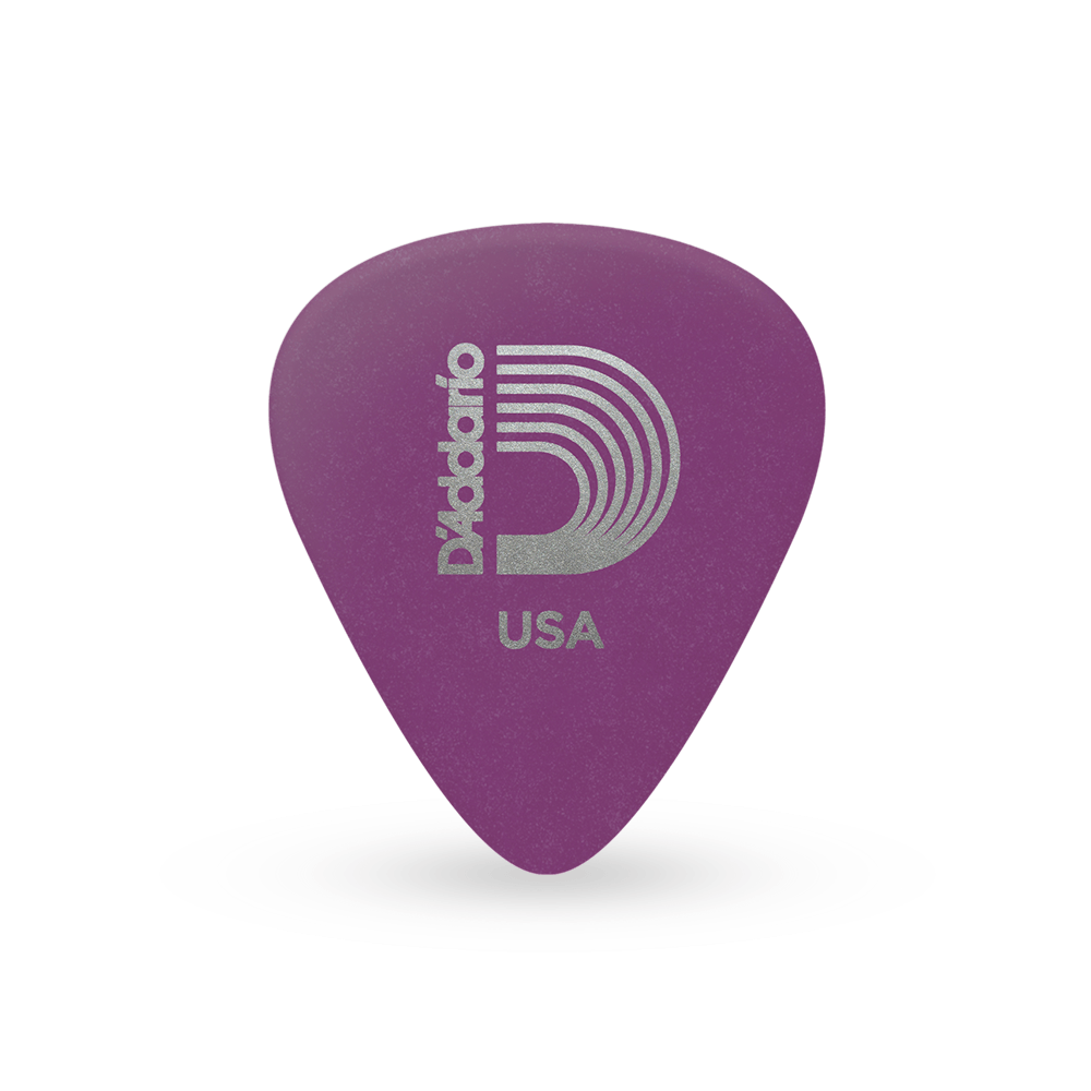 D'Addario Duralin Standard Pick, Purple - Heavy Gauge (1.2mm)