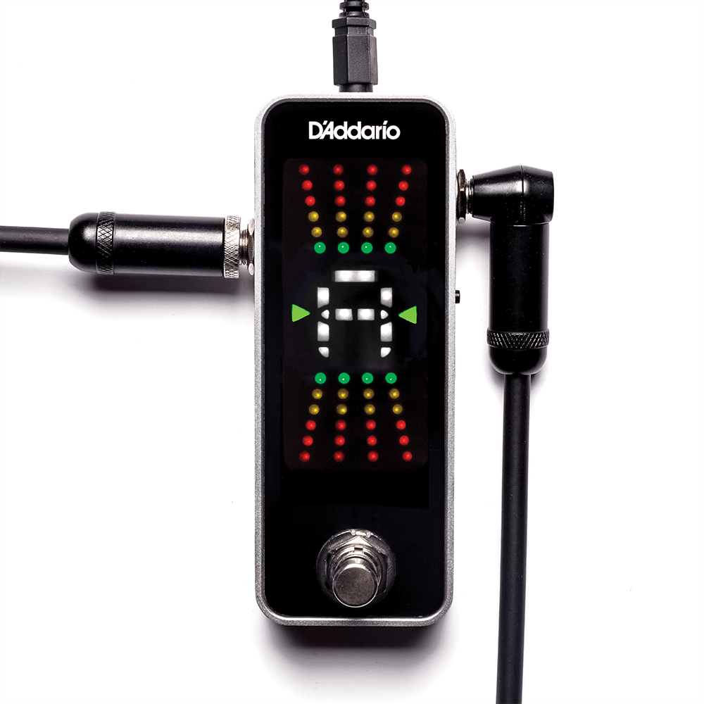 D'Addario Chromatic Pedal Tuner 32-Bit, True Bypass