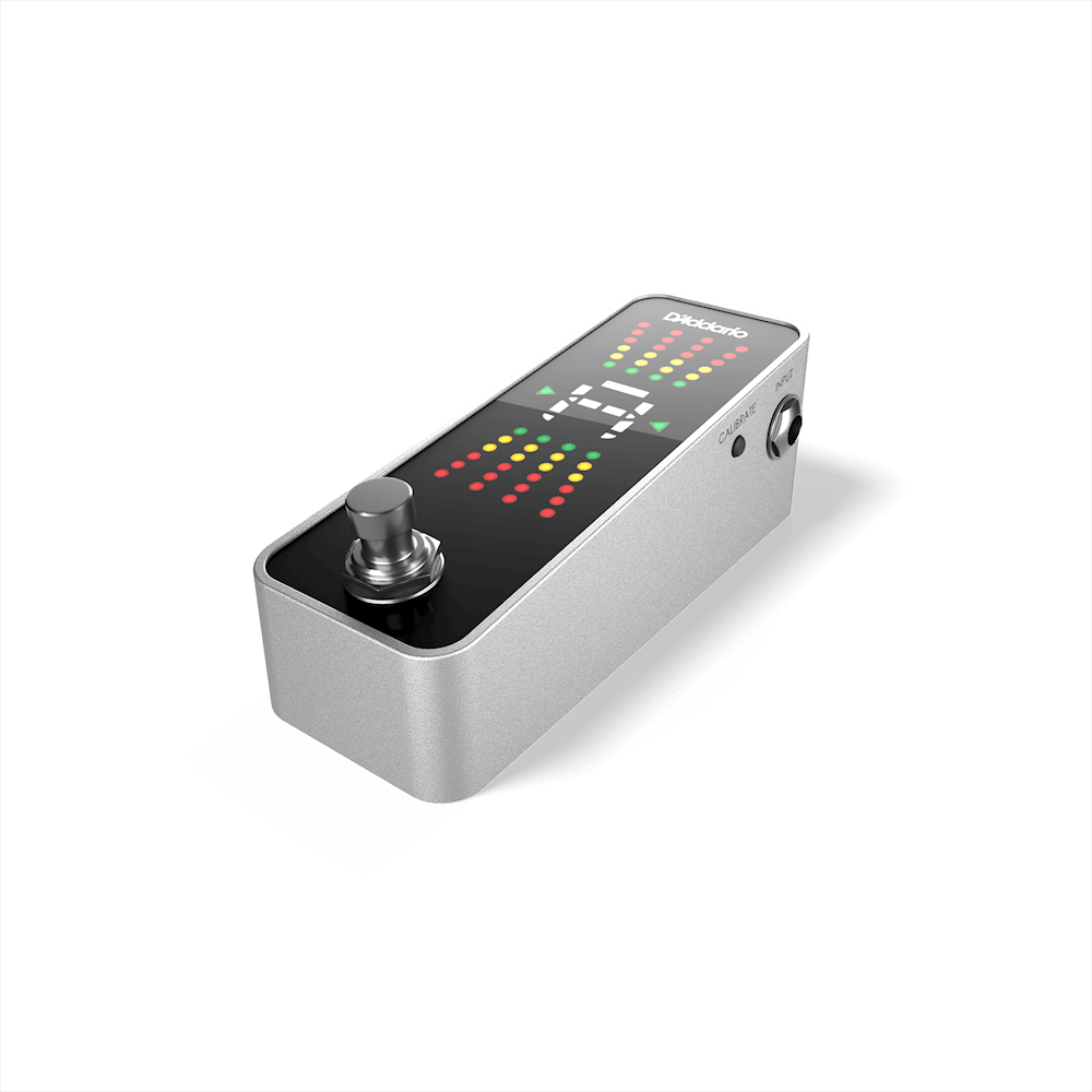 D'Addario Chromatic Pedal Tuner 32-Bit, True Bypass
