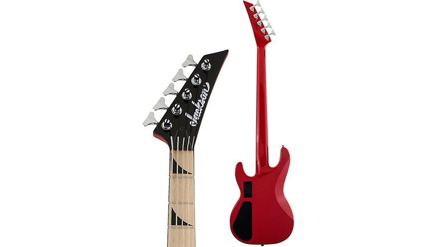 Jackson Concert Bass CBXNTM V 5 String Electric Bass - Fiesta Red
