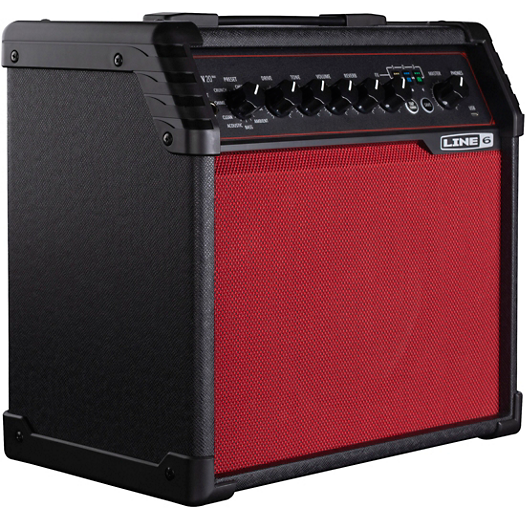 Line 6 Spider V 20 MKII Red Edition Black and Red