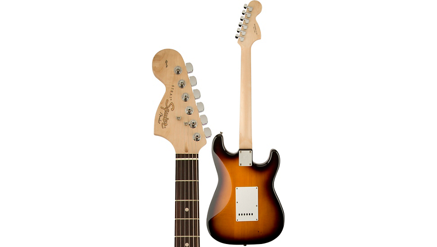 Squier Affinity Stratocaster Left-Handed Electric Guitar Brown Sunburst