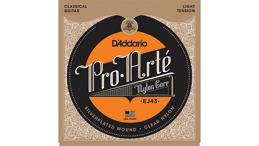 Cuerdas de guitarra clásica D'Addario EJ43 Pro-Arte de tensión ligera