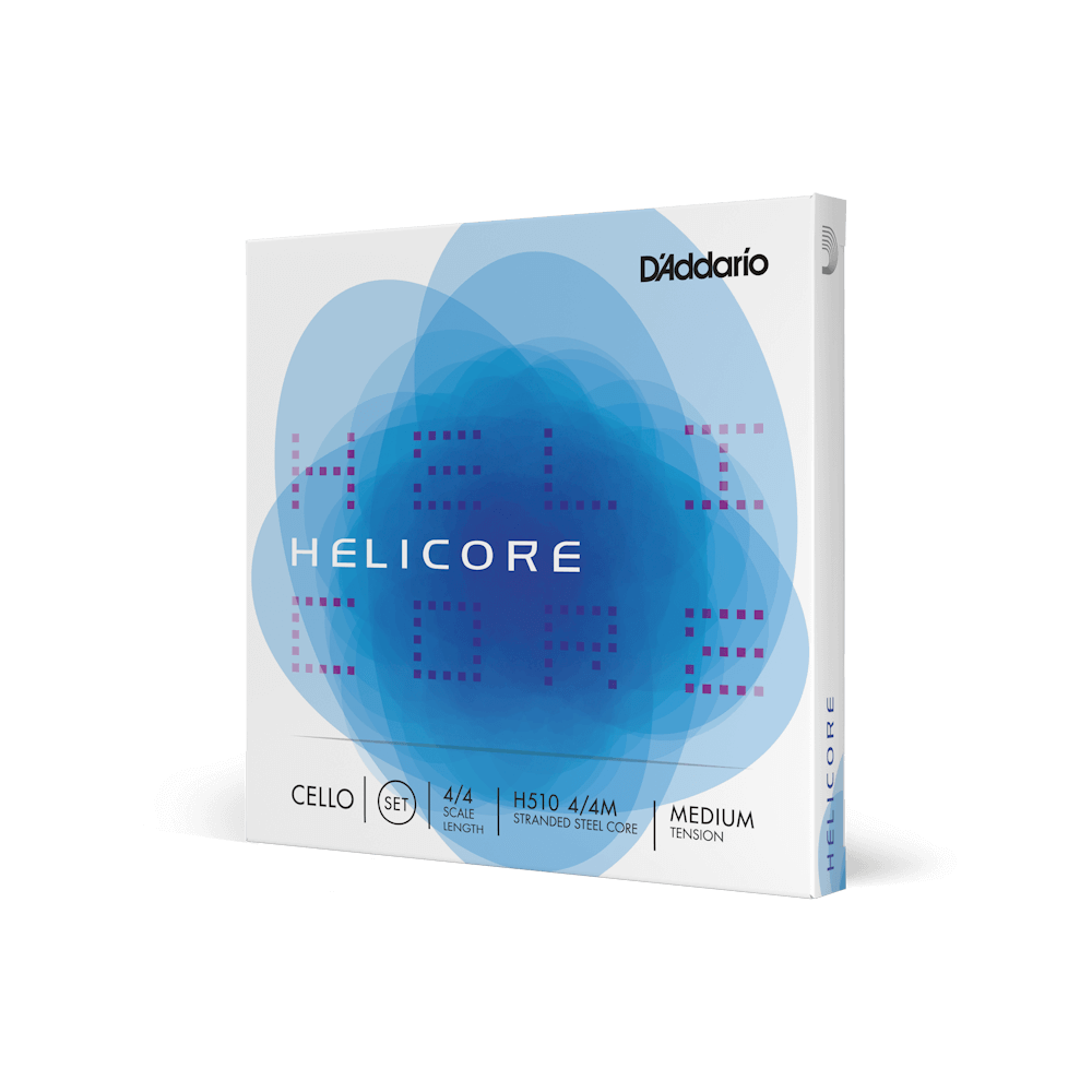 Juego de cuerdas de violonchelo D'Addario H510 Helicore - 4/4 Tensión media