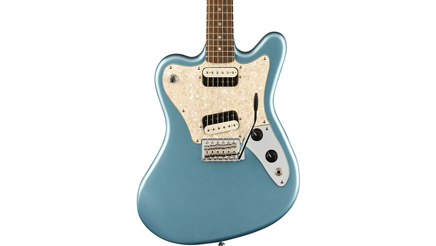 Squier Paranormal Series Super-Sonic Electric Guitar Ice Blue Metallic