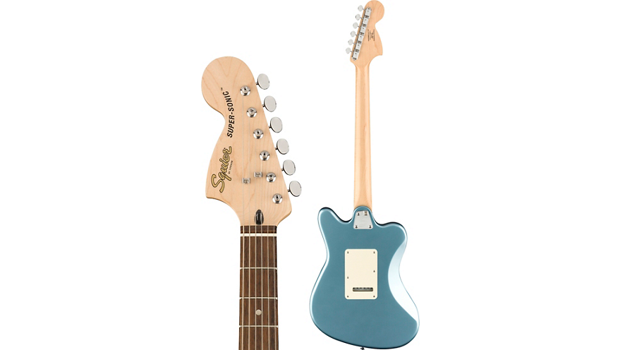 Squier Paranormal Series Super-Sonic Electric Guitar Ice Blue Metallic