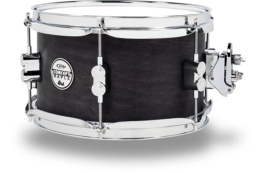 PDP by DW Black Wax Maple Snare Drum 10x6 Inch