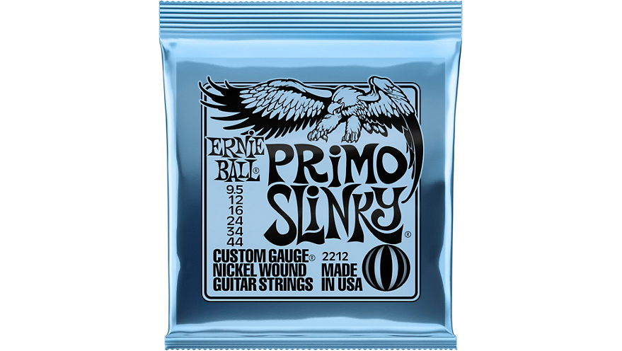 Ernie Ball Primo Slinky Nickel Wound Electric Guitar Strings Gauge 9.5 - 44