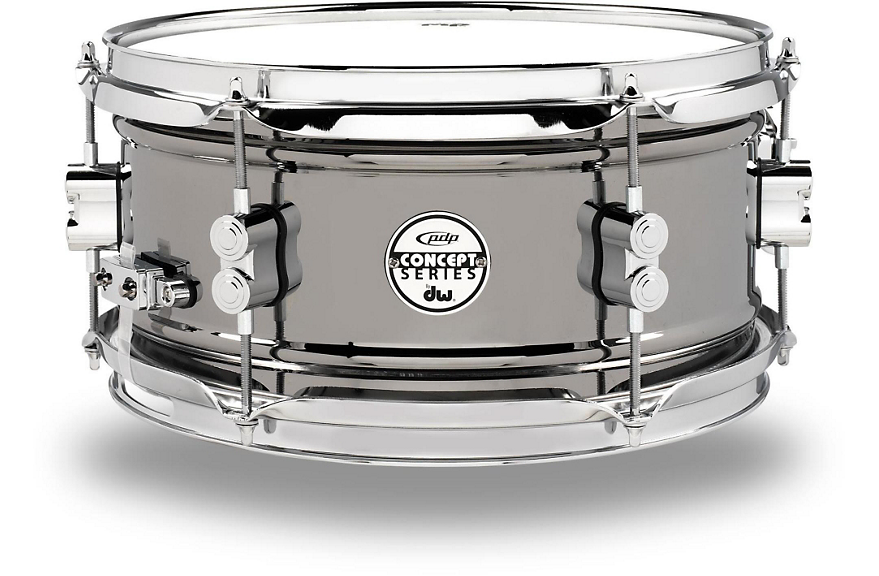 PDP by DW 6" X 12" Concept Black Nickel Over Steel Snare Drum