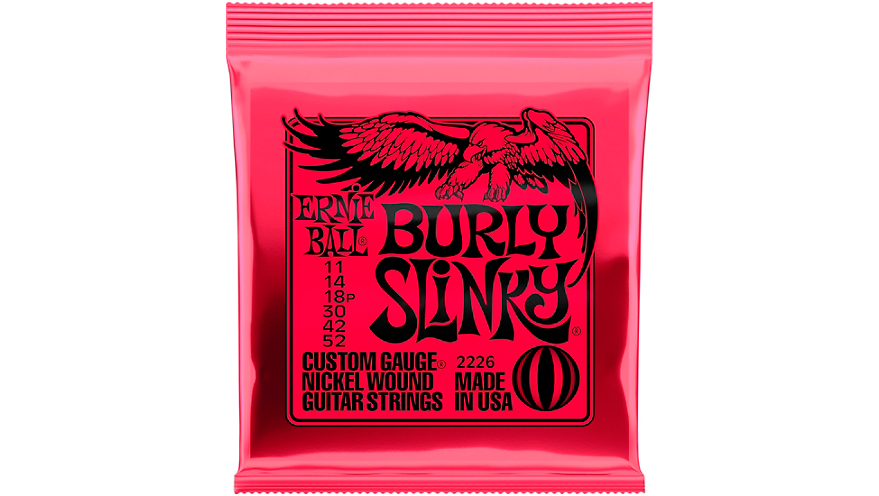 Ernie Ball Burly Slinky Nickel Wound Electric Guitar Strings (11-52)