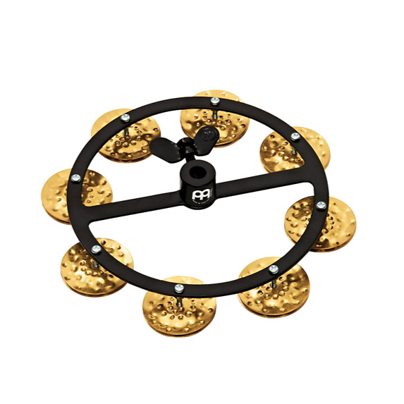 Meinl Headliner Series Hand Hammered Brass Jingles Hi Hat Tambourine Single Row
