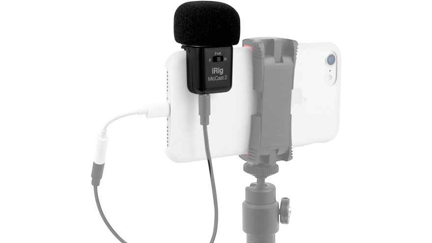 IK Multimedia iRig Mic Cast 2 for iOS, Mac and Select Android Devices