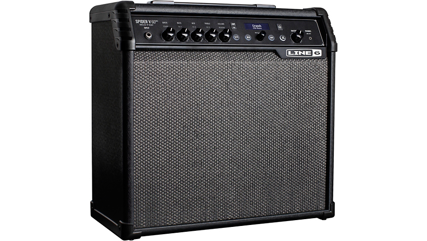 Line 6 Spider V 60 MKII 60W 1x10 Guitar Combo Amp Black