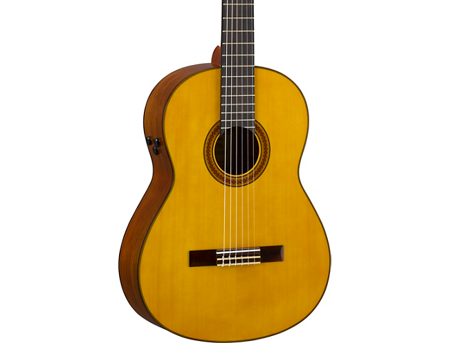 Yamaha CG-TA TransAcoustic Nylon-String Acoustic-Electric Guitar Gloss Natural