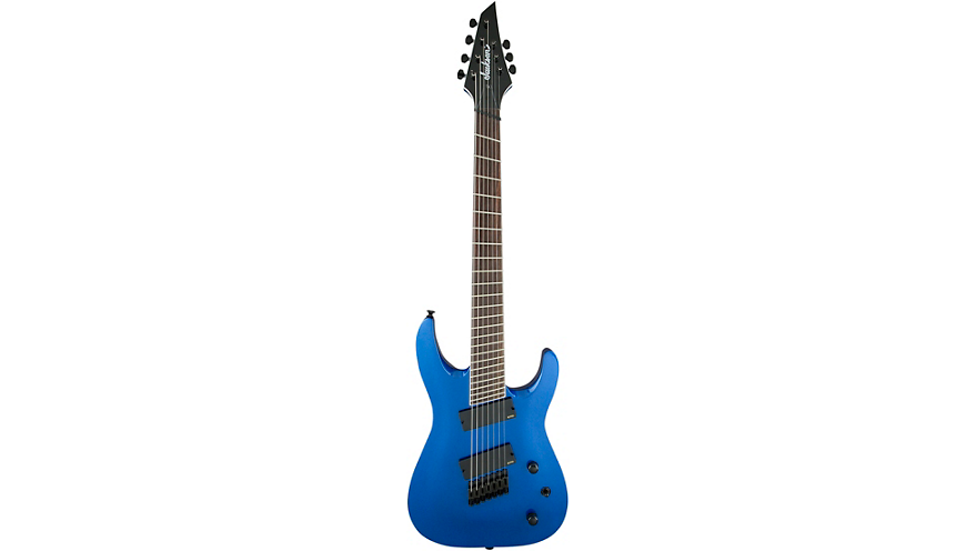 Jackson X Series Soloist SLAT7 7-String Multi-Scale Electric Guitar Blue Metallic