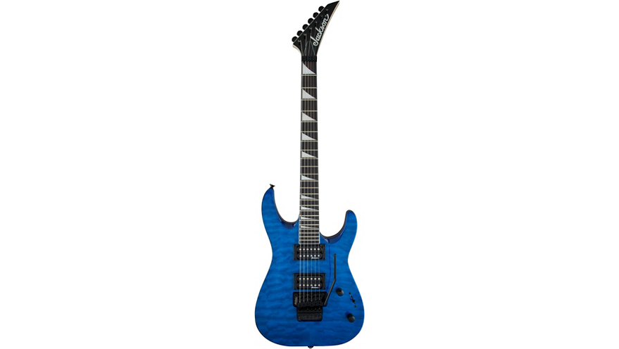 Jackson JS32Q Dinky DKA, QM Electric Guitar Transparent Blue