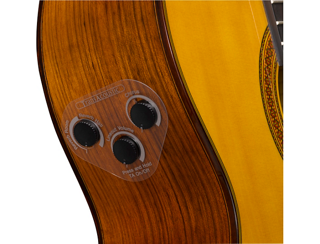 Yamaha CG-TA TransAcoustic Nylon-String Acoustic-Electric Guitar Gloss Natural