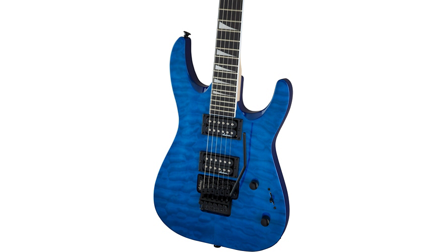 Jackson JS32Q Dinky DKA, QM Electric Guitar Transparent Blue