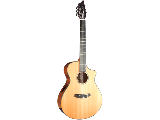 Breedlove Solo Concert Cutaway CE Nylon String Acoustic-Electric Guitar Natural