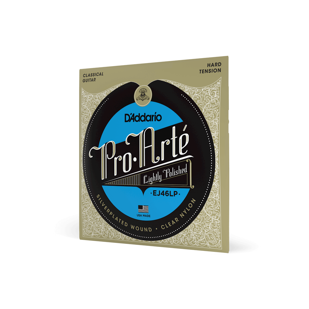 D'Addario EJ46LP Pro Arte Lighly Polished Hard Tension Classic Guitar String Set