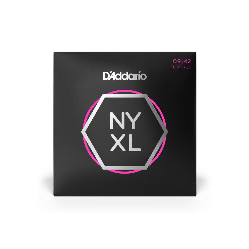 D'addario Nyxl0942 Nyxl Nickel Wound  9-42 Super Light Electric Guitar Strings