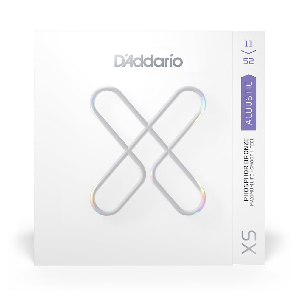 Cuerdas de guitarra acústica D'Addario XSAPB1152 Phosphor Bronze - .011-.052 Custom Light