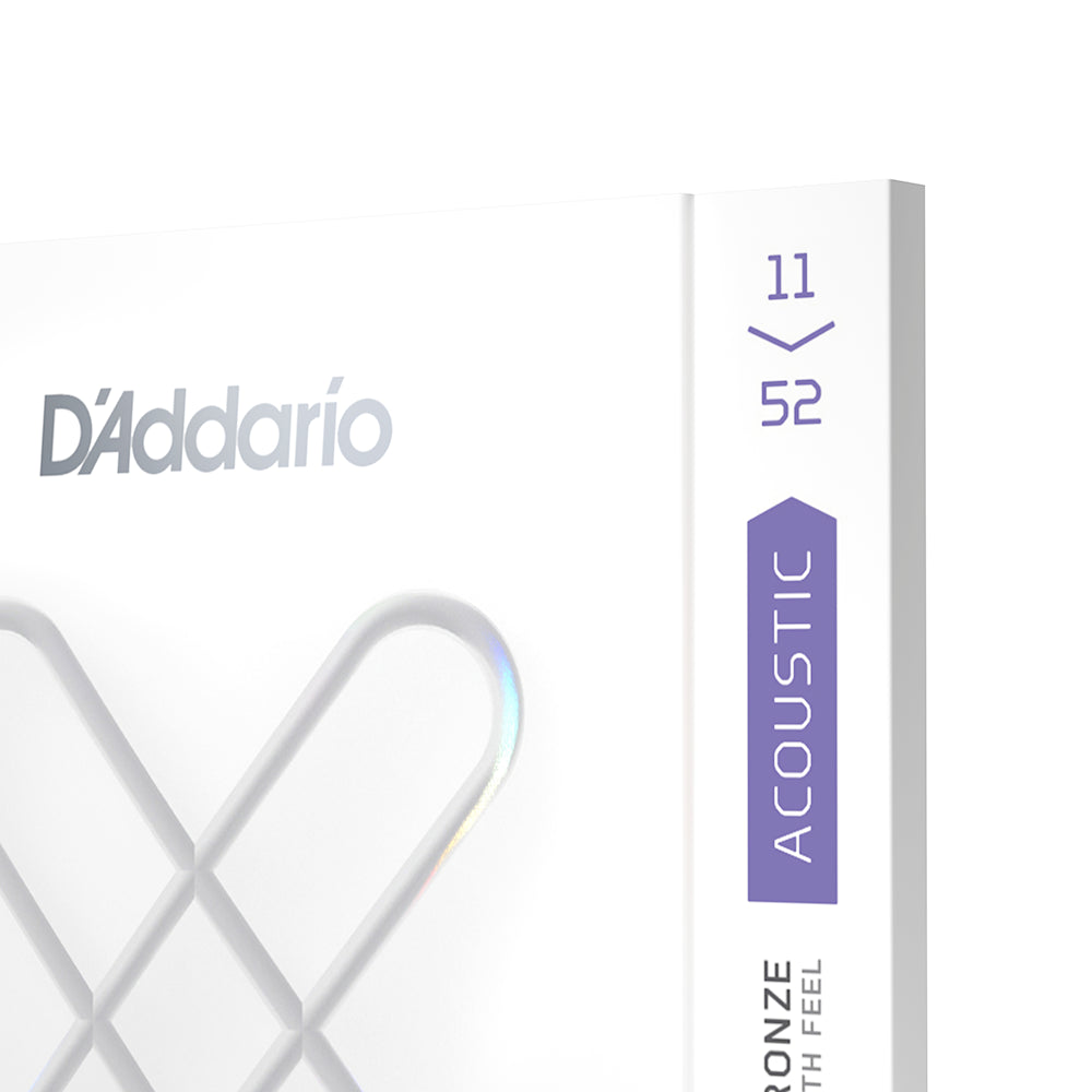 Cuerdas de guitarra acústica D'Addario XSAPB1152 Phosphor Bronze - .011-.052 Custom Light