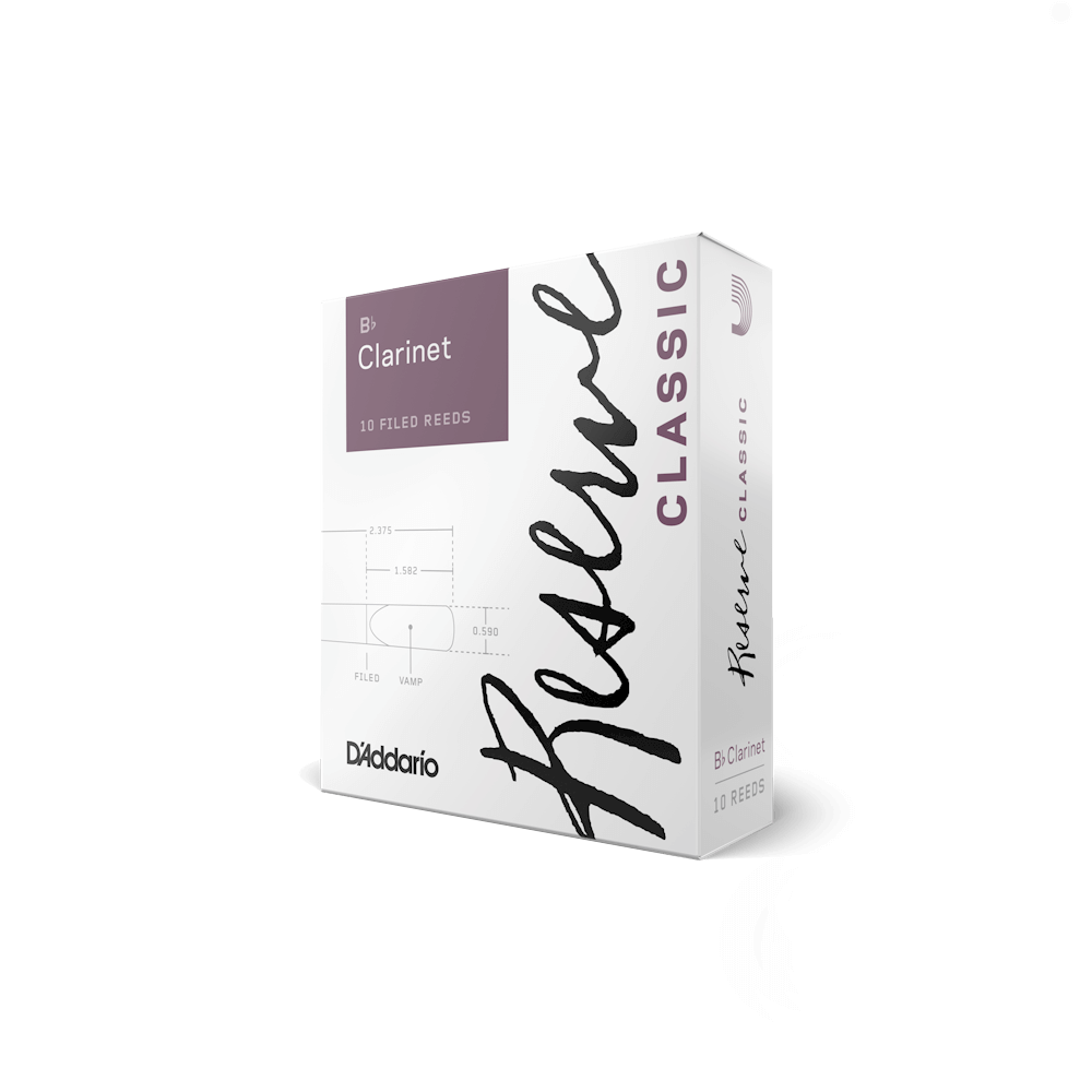 D'Addario DCT1035 Reserve Classic caña de clarinete en Si bemol