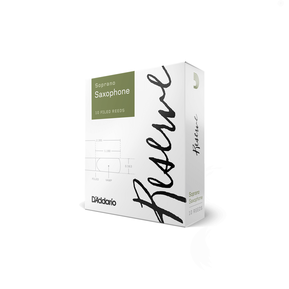 Reed de saxofón soprano D'Addario Reserve 3.0