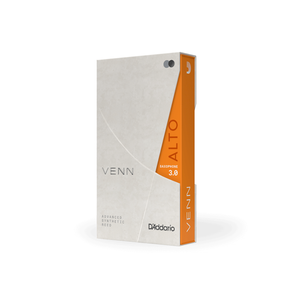 D'Addario VAS01305G2 Venn Alto Saxophone Reed - 3.0+